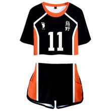 Haikyuu Jersey No.11 Kei Tsukishima Cosplay Costume Shirt+Shorts High School Club Uniform 2024 - buy cheap