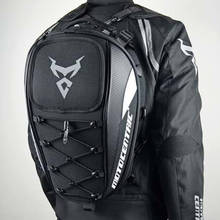 Carbon Fiber Motorcycle Backpack Riding Bag MC Backpack Rider Motorbike Tail bags Back Seat Bag Kit Scooter Sport Luggage Pack 2024 - buy cheap