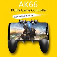 Mando de juego para PUBG AK66, Joystick con botón de disparo libre, botón L1 R1, disparador para PUBG 2024 - compra barato