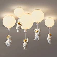 Nordic Modern Ceiling Lamp Cartoon Astronaut Balloon Lamp For Children Room Bedroom Lamp E27 Creative Home Decor Ceiling Lights 2024 - buy cheap