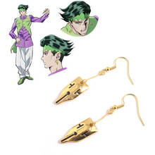 Anime jojo bizarre adventure Rohan Kishibe Pen Nib Earring Cosplay Accessories Jewelry 2024 - buy cheap