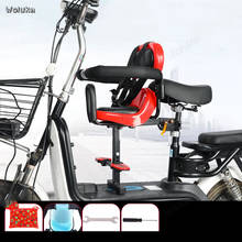 Pedal de asiento delantero para motocicleta eléctrica, asiento de seguridad para niños, asiento delantero para niños CD50 Q02 2024 - compra barato