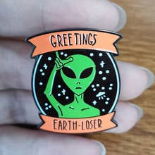 Alien Enamel Pin 2024 - buy cheap