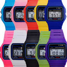 Relógio despertador luminoso ultrafino, multi-função, esportivo, eletrônico, para meninas, estudantes, crianças, relógio de led 2024 - compre barato