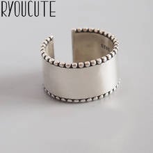 Anillos grandes lisos Vintage Punk para mujer y hombre, joyería gótica antigua, Color plateado, 2020 2024 - compra barato