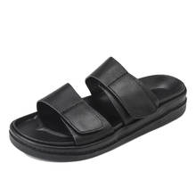 Zapatillas de verano para exteriores de alta calidad, zapatos de plataforma suaves y transpirables, Sandalias planas de ocio para la playa, talla grande 2024 - compra barato