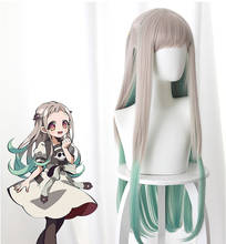 Anime jibaku shounen hanako kun cosplay peruca nene yashiro longo 80cm resistente ao calor do cabelo sintético perucas festa de halloween 2024 - compre barato