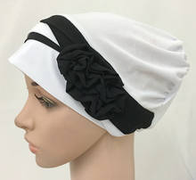 Мусульманская Цветочная Кепка-тюрбан, шапка-тюрбан для женщин, химиотерапия рак, шапка, головной убор, мусульманский хиджаб, головной убор 2024 - купить недорого