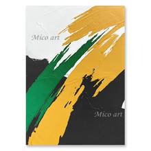 Novo design de pintura abstrata em acrílico 100% pintado à mão sem moldura arte de parede para decoração de sala de estar 2024 - compre barato