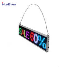 34cm P5MM RGB WIFI Led Sign Full color Programmable Scrolling Message LED Display Board Display Multi-language 2024 - buy cheap