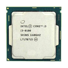 Четырехъядерный процессор Intel Core 8100 i3 1151 3,6 ГГц, четырехъядерный процессор 6M 65W LGA 2024 - купить недорого