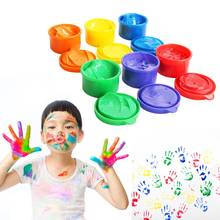 Pinturas de colores vibrantes para niños, pintura Gouache lavable, juego de garabatos, 6 colores, arte DIY, grafiti, 25ml 2024 - compra barato