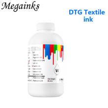 Tinta textil DTG de 1000ML para Roland, Mimaki, Mutoh, Epson DX3, DX4, DX5, DX6, DX7, cabezal de impresión y impresora de inyección de tinta Digital plana 2024 - compra barato