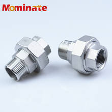 1Pcs Stainless Steel 304 BSPT 1/4‘’ 3/8‘’ 1/2‘’ 3/4‘’ 1‘’ 2‘’ Male To Female Threaded Union Cast Live Connection Pipe Fitting 2024 - buy cheap