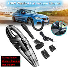 Car Vacuum Cleaner Wireless 120W Rechargable Handheld Household Car Vacuum Cleaner Wet and Dry Portable Auto Vacuum Cleaner 2024 - buy cheap