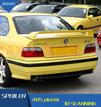 For E36 Spoiler 2006-2018 BMW E36 Spoiler ABS plastic Material Car Rear Wing Color Rear Spoiler 2024 - buy cheap
