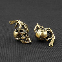1pcs Skull Brass Knife Beads Pendant Copper Bird Claw Paracord Beads Camping Keyring Accessories 2024 - buy cheap