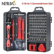 Mini conjunto de chave de fenda multifuncional, 115 em 1, torx, bits de chave de fenda para conserto de celular, dispositivo de mão, ferramenta para conserto de celular 2024 - compre barato