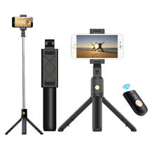 Selfie Stick Phone Tripod Extendable Monopod Bluetooth-compatible Remote Shutter for iPhone 12 11 X Samsung S20 Xiaomi Huawei 2024 - buy cheap