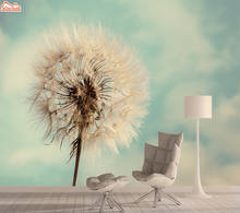 3d Photo Wallpapers for Living Room Wallpaper Vinyl Wall Paper Papers Home Decor Murals Roll Self Adhesive Dandelion Background 2024 - buy cheap