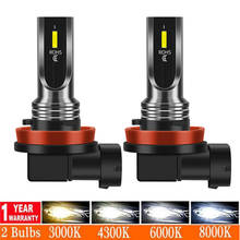 2Pcs H8 H11 Led HB4 9006 HB3 9005 Fog Lights Bulb 1860 ZES 16000LM 6000K White Car Driving Running Lamp Auto Leds Light 12V 24V 2024 - buy cheap