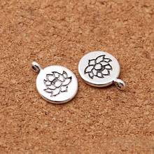 30pcs/Lot Mini Lotus Charms Pendant Accessories Diy Earring Handmade Necklace Findings Jewelry Making Supplies Wholesale 2024 - buy cheap