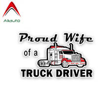 Aliauto Funny Car Sticker Personality Proud Wife of A Truck Driver Accessories PVC Decal for Mercedes Honda Toyota,16cm*9cm 2024 - buy cheap