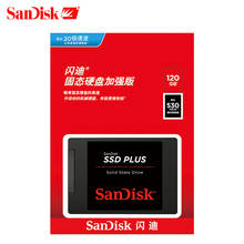 Внутренний жесткий диск Sandisk SSD Plus, твердотельный диск SATA III 2,5 дюйма, 120 ГБ, 240 ГБ, 480 ГБ, ТБ, твердотельный диск, ssd-накопитель для ноутбука 2024 - купить недорого