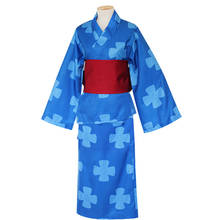 Brdwn Your Name-disfraz de Mitsuha Miyamizu para mujer, traje de Kimono, albornoz estampado 2024 - compra barato
