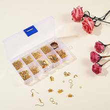 DoreenBeads 1 Box Alloy Jewelry Making Findings Kit Set KC Gold Plated Silver Color Pins Open Jump Rings Accessories DIY Charms 2024 - buy cheap