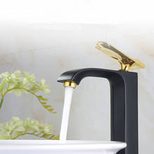 Bathroom Basin Faucets Brass Sink Mixer Taps Hot & Cold Single Handle Lavatory Crane Water Tap Chrome/Black/White With Gold 2024 - buy cheap