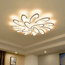 Modern Led Ceiling Chandeliers For Living Room With Remote Control Bedroom Black Lamp Fixtures Luster Lighting 2024 - buy cheap