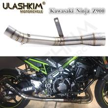 Escapamento de motocicleta com silenciador, para kawasaki z900, ninja900, 900, abafador de escapamento modificado 2024 - compre barato