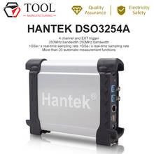 Hantek DSO3254A Digital Oscilloscope 4CH 250Mhz USB PC Storage Automotive DSO 3254A 1GSa/s real-time sampling rate Lowest price 2024 - buy cheap