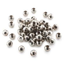 100Pcs 8mm Golden/Silver Color Round Metal Beads Iron Ball Spacer For Jewelry Making Findings Accessories Supplie 2024 - buy cheap