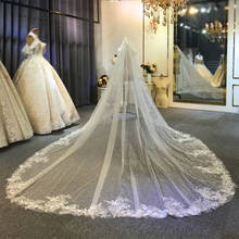 Luxury Long Train Wedding Veil  Long Bridal Veil 2022 2024 - buy cheap