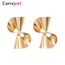 Carvejewl new stud earrings unique lovely twisted 8 stamping stud earrings for women jewelry girl gift romantic Korean earrings 2024 - buy cheap