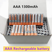 100% New AAA1300 battery 1300mAh 3A Rechargeable battery NI-MH 1.2V AAA battery for Clocks, mice, computers, toys so on 2024 - buy cheap