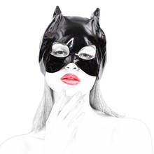 Bdsm Pet Role Play Party Masks,Sexy Leather Cat Head Mask,SM Slave Bondage Restraints Half Face Mask Headgear,Sex Toys For Women 2024 - buy cheap