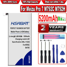 HSABAT 5200mAh BA792 batería para Meizu Pro 7 M792C M792C-L M792M-L M792Q M792Q-L baterías 2024 - compra barato