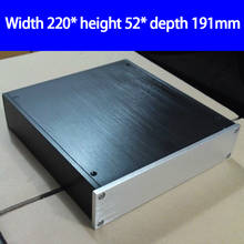 KYYSLB 2205 220*52*191mm All Aluminum Amplifier Chassis Box House DIY Enclosure with Feet AC Power Socket Case Shell 2024 - buy cheap