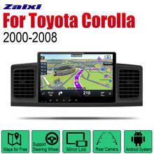Автомагнитола ZaiXi, 2 Din, Android, для Toyota Corolla 2000 ~ 2008, мультимедийный плеер, GPS-навигация, радио, стерео 2024 - купить недорого
