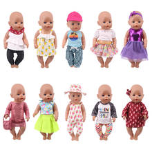 12 Styles Doll Clothes Skirts For 18 Inch American Doll&43 CM Born Baby Generation Russian DIY Girl's Toy 2024 - buy cheap
