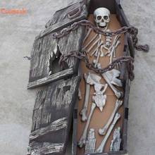 Cosmask Halloween Horror Simulation Coffin Haunted House Bar Secret Room Cemetery Scene Props Foam Three-Dimensional Coffin 2024 - buy cheap