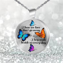 2020 Fashion My Mind Still Talks To You Time Glass Pendant Necklace Men and Women Jewelry Sweater Chain 2024 - buy cheap