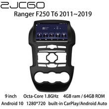 ZJCGO Car Multimedia Player Stereo GPS Radio Navigation NAVI Android Screen for Ford Ranger F250 T6 2011~2019 2024 - buy cheap