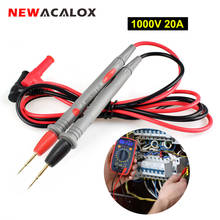 NEWACALOX Multimeter Test Leads Kit 1000V 20A Precision Sharp Probe Test Lead Gold-plated Probe for Most of Digital Multimeter 2024 - buy cheap