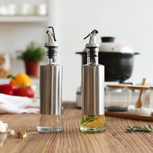 Kitchen Glass Oil Bottle Leak-proof Soy Sauce Vinegar Storage Dispense 300ml 2024 - buy cheap