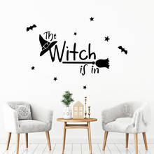 Holloween Witch Wall Art Decal Wall Stickers Decor For Bedroom Decoration Removable Art Decals muursticker 2024 - buy cheap