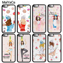 Fashion Girls Best Friends Couple Phone Case For iPhone 13 12 Pro Max mini 11 Pro Max XS X XR 6S 7 8 Plus SE 2020 Coque 2024 - buy cheap